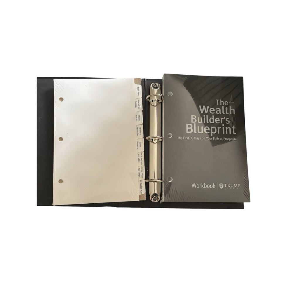 Donald Trump University "The Wealth Builder's Blueprint" 7 DVDs & Workbook - Picture 2 of 3